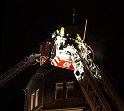 Feuer 3 Dachstuhlbrand Koeln Muelheim Gluecksburgstr P224